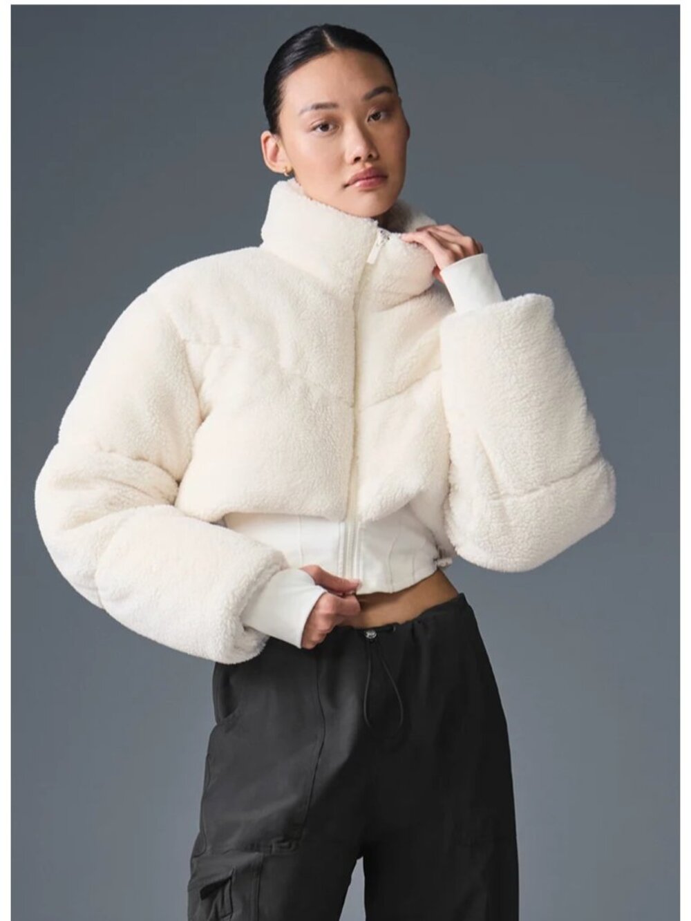 Alo Sherpa Main Act Corset Puffer